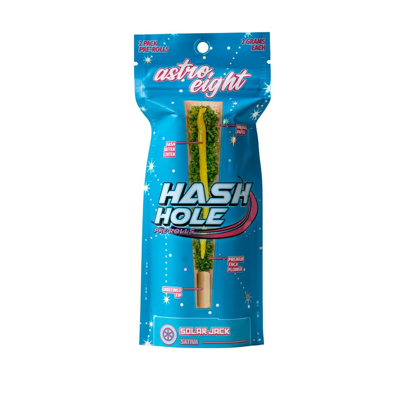 Astro Eight Hash Hole THC-P Pre Roll – 2PK - Image 5