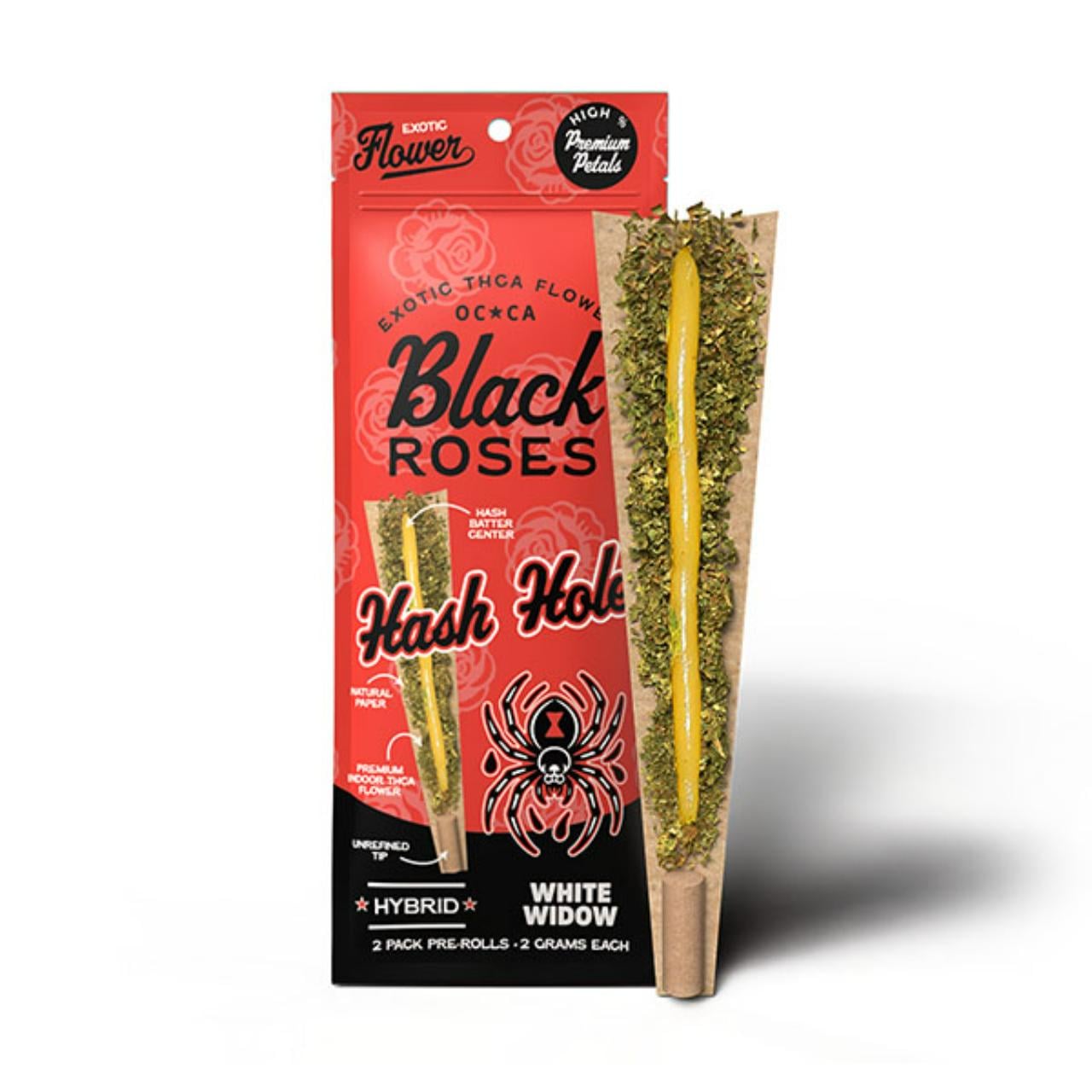 Black Roses Hash Hole Prerolls 2G – 2CT - Image 4