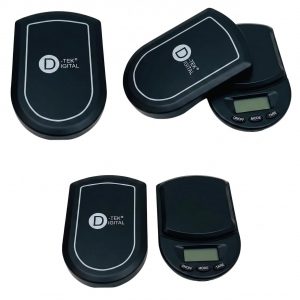 D-TEK DIGITAL SCALE -100G X 0.01G / 200G X 0.01G -BLACK