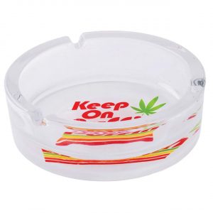 Fujima Keep on Puffin Glass Ashtray